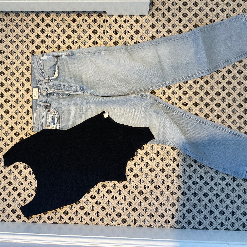 AGOLDE DENIM AND REFORMATION SET